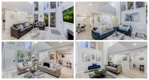 Menlo Park House | 4 Luxury Townhouses in Private Lot near Meta & Stanford