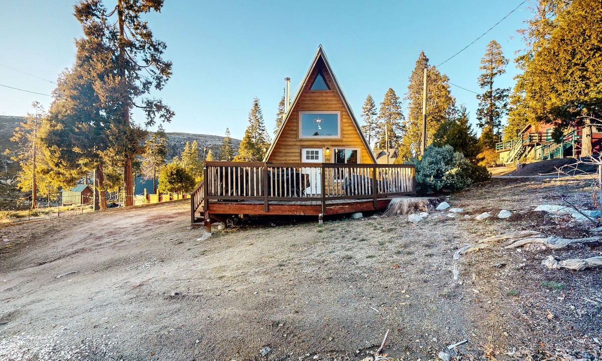 West Village Cabin | Beautiful A-frame home with spacious deck, firepit, loft, & nearby activities