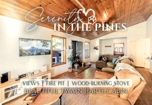 Sonora House | Enjoyable Cabin with Fireplace and Foosball in Twain Harte, California