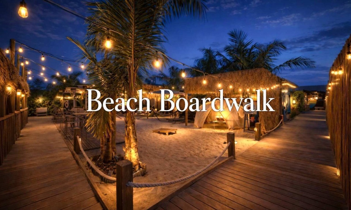 Stockton Hotel | Event Space: Beach Club with BBQ, Speakers & Great Vibes