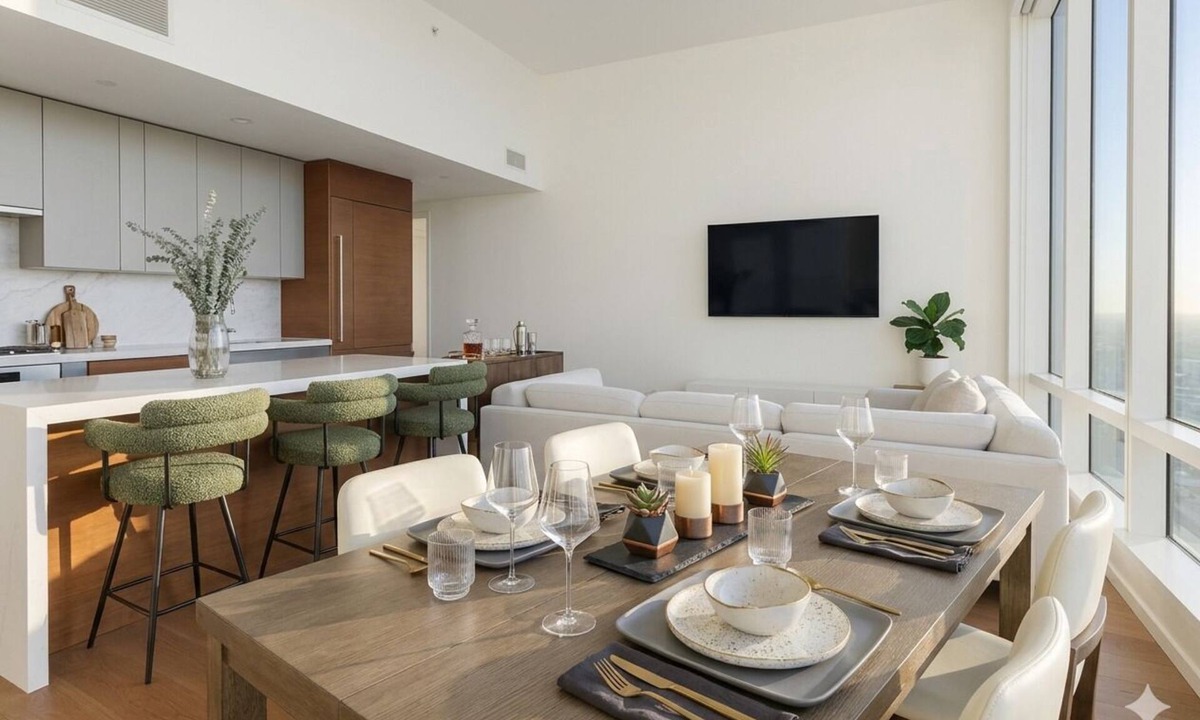 Downtown Los Angeles Apartment | Glass Loft Skyline Views + Terrace