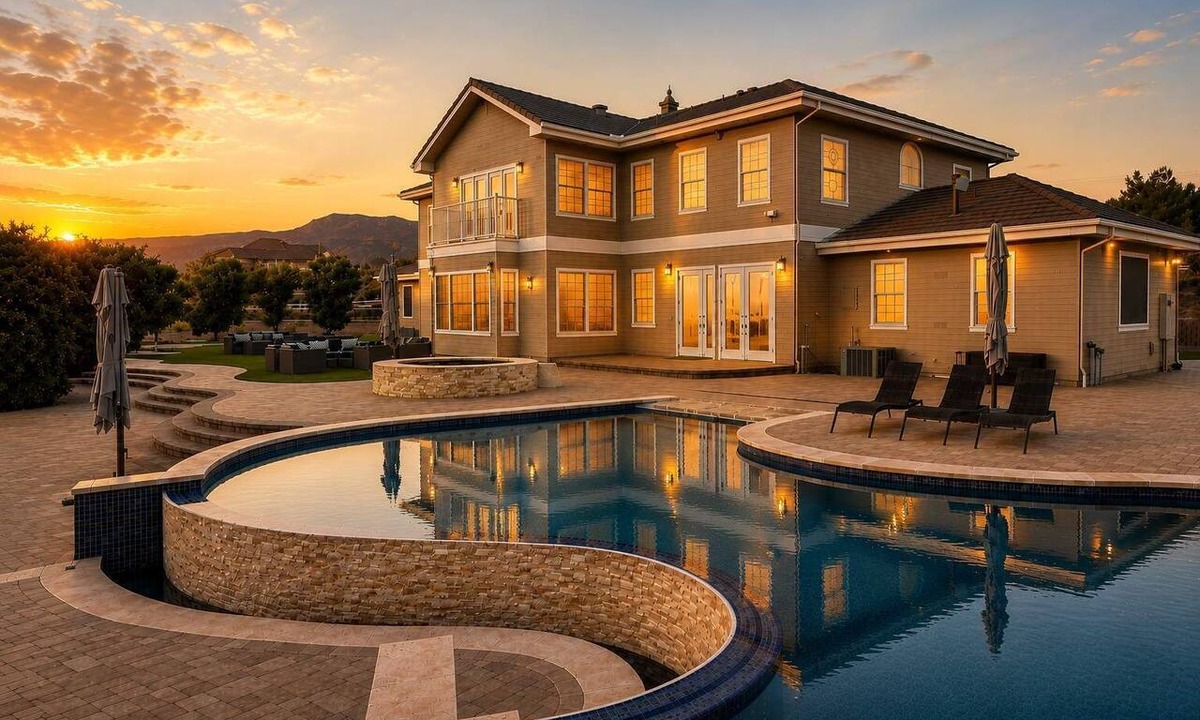 San Diego Country Estates House | Orange Tree Estate | Pool, Pickleball Theater Room