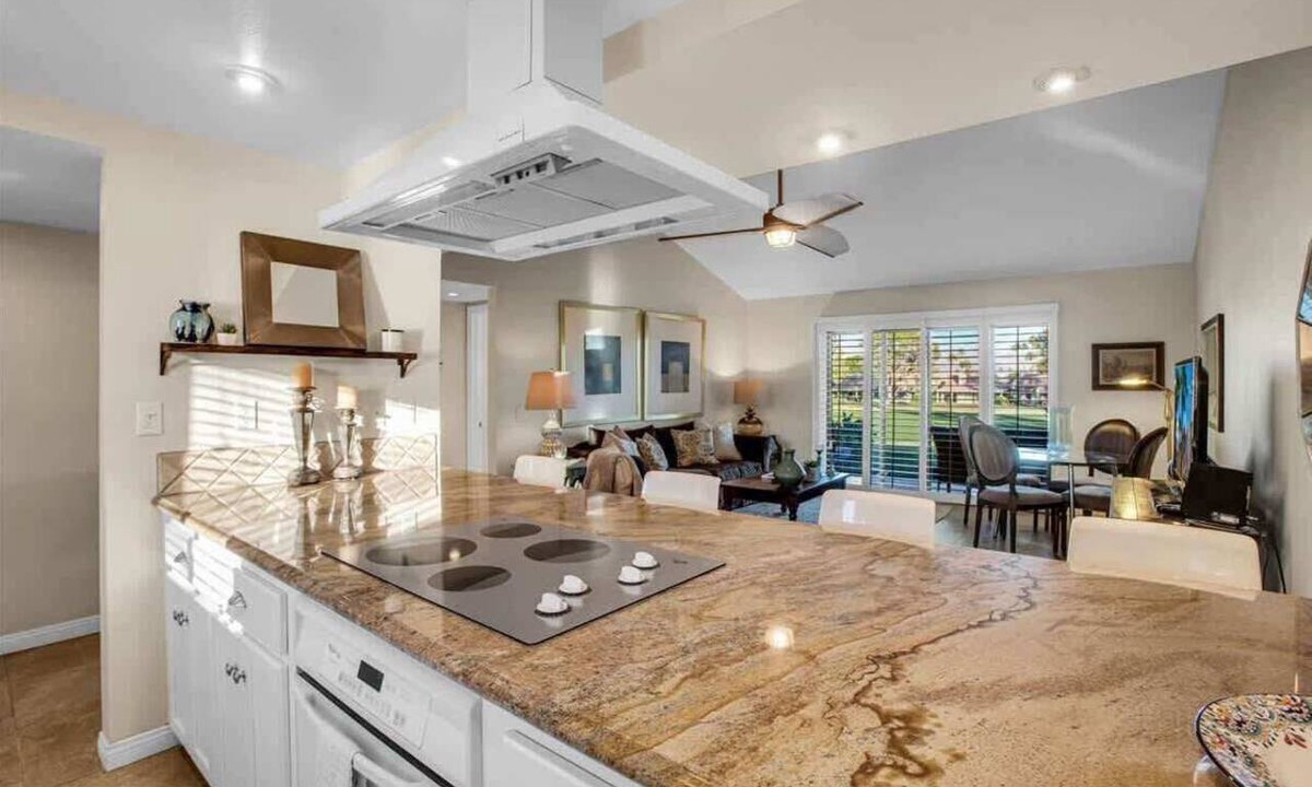 Palm Desert Apartment | PD Resorter, 2BR with Golf course views!
