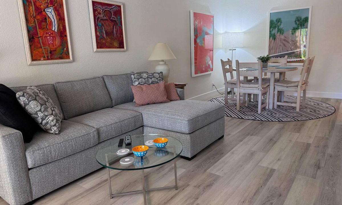 Palm Springs Condo | PS Villas II Getaway: Recently Renovated 1 BDR Ground Floor Condo Across from Ae