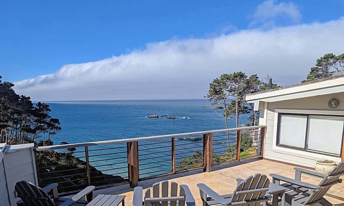 Gualala House | Seaflower Cove: Spacious 4bd Oceanfront Retreat