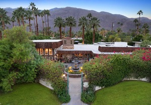 Tudor-Style Home on Manicured Grounds Near Downtown Palm Springs