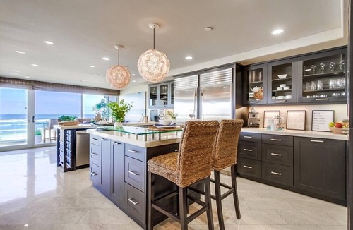Mission Beach House | 2 Combined Ocean Front Units * Exclusive Patio + BBQ + Fire Pit