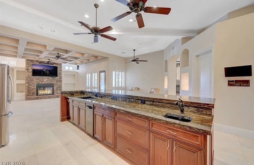 North Las Vegas House | 9BR/5BA Exquisite Villa - Beach-Entry Pool, Spa, Pickleball ★