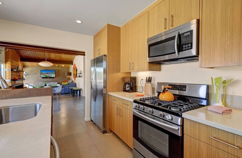 Racquet Club Estates House | Atomic Garden - Explosive Good Time. Luxurious Mid-Century Modern 4BR Pool Home.