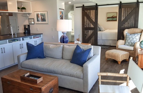 Happy Camp Hideaway Cottage | Beachfront home with private yard and Unbeatable Bay and Ocean views!