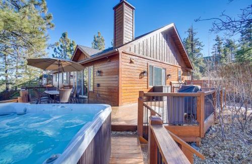 Castle Glen Estates House | Big Bear Lake Cabin w/Hot Tub & Gas Fire Pit!