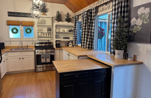 Arrowhead Villas Cabin | Charming Historic Cottage, Hot Tub, Fireplace, Firepit, Enclosed Patio