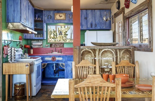 Joshua Tree Cabin | Colorful and Original Cabin with Hot Tub Ideal for Enjoying Joshua Tree, CA
