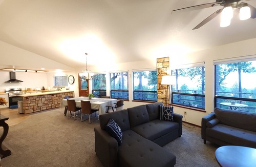 Shingletown Cabin | Cozy Mountain View Cabin w/great view near Lassen Park and Burney Falls. EV.