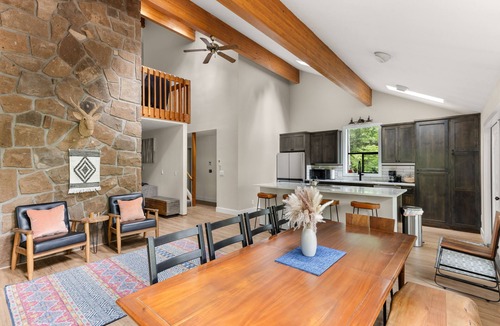 Mount Hood Village House | Cozy Riverfront Retreat w/Hot Tub