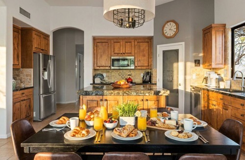 New River Villa | Desert Oasis: Pool, Golf, Games + Mountain Views