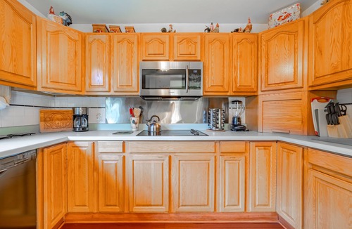Crescent City House | Dog-friendly, riverfront home with deck, fireplace, kayaks & water access