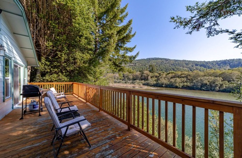 Crescent City House | Dog-friendly, riverfront home with deck, fireplace, kayaks & water access