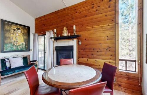 Kings Beach House | Eclectic second floor condo with loft balcony & gas fireplace - family friendly
