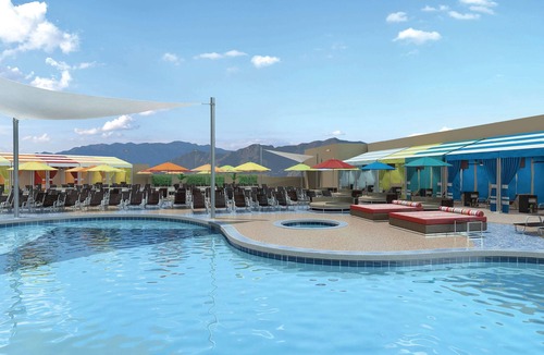 Gateway District Hotel | Exciting Vegas Adventure! Modern Unit, Swimming Pool, Onsite Casino!