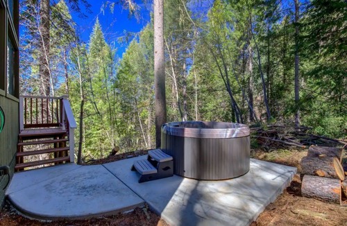 Nevada City Cabin | Glass Cabin Under the Pines | Hot Tub Seclusion