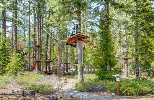 Tahoe Woods House | Hike, Sled & Ski! Cozy Tahoe City Condo w/Hot Tub