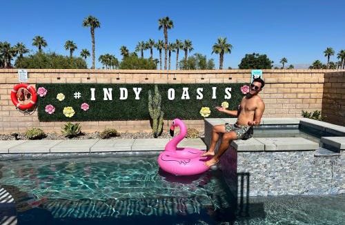 Indio House | IndyOasis: pool*spa*games*BBQ*4BR2BA. Wlk2Festivls