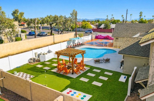 Mesa House | Mega Mesa Retreat: Heated Pool, Spa & Pickle Ball