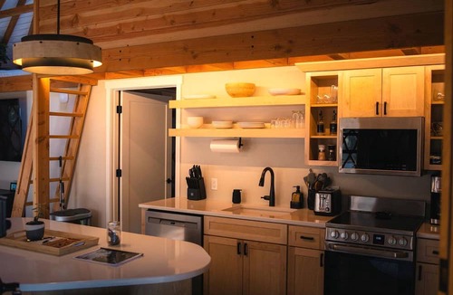 Carson Cabin | Modern Forest Yurt with Firepit & Skylit Dome near Carson, Washington