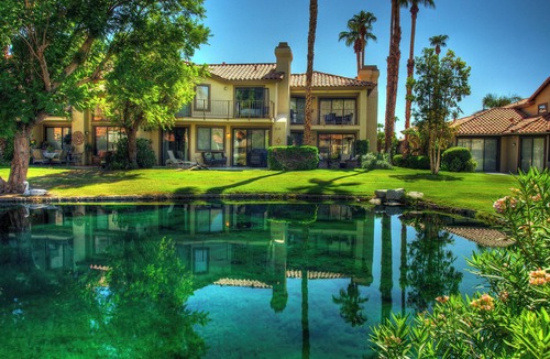 La Quinta Condo | Modern PGA West 2 bd/2ba with views, pool/spa