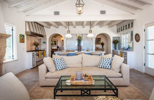Golden Quadrangle House | Montecito - A European-Inspired Villa with Hollywood History.