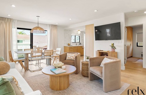 Oxnard Shores Condo | New! Luxury 1 Bedroom + 1 Bathroom Executive Units. 1 Block walk to the Ocean!