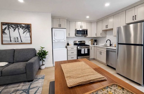 North Pacific Beach Apartment | New! Modern 1BR Patio Apartment 3 blocks to Ocean