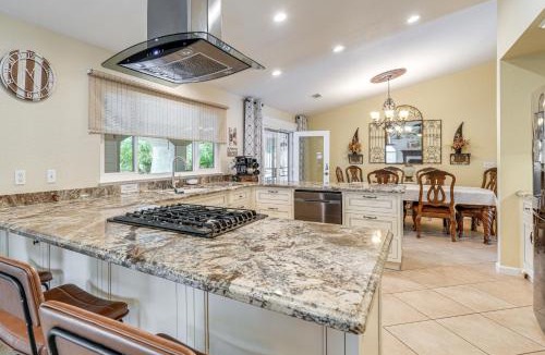 Atwater House | Outdoor Kitchen & Patio! Central Valley Hacienda