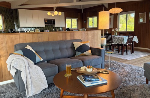 Sea Ranch House | Panoramic Ocean Views Serene, Updated Architectural Gem with Hot Tub