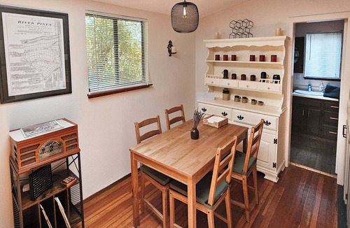 River Pines Cabin | Riverfront in Wine Country Cabin, Deck and Starlink