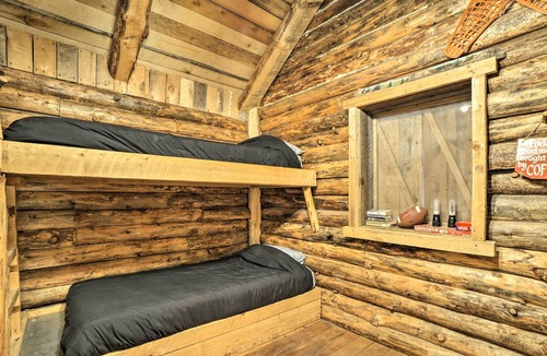 Mancos Apartment | Rustic Log Cabin on 1,000 Acres Near Mesa Verde!