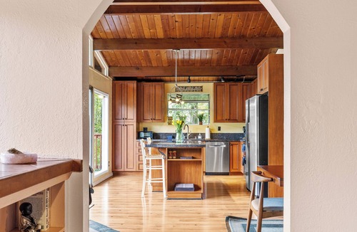 Forestville Cabin | Serene 2-bedroom cabin with Hot Tub, Deck, &BBQ