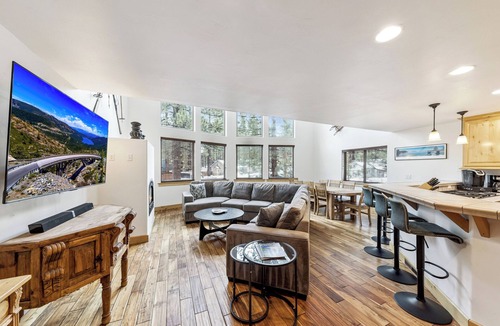 Sierra Tract House | Serene Creekside Chalet: Hot Tub, Games, BBQ