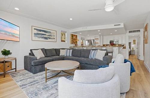 South Mission Beach House | South Mission Beach Shores: Patio, BBQ & AC