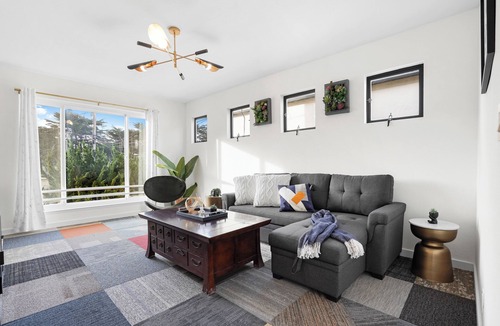 Sharp Park Apartment | Spacious 4-Bed Private Retreat Near Beachwalk, Golf & Trails