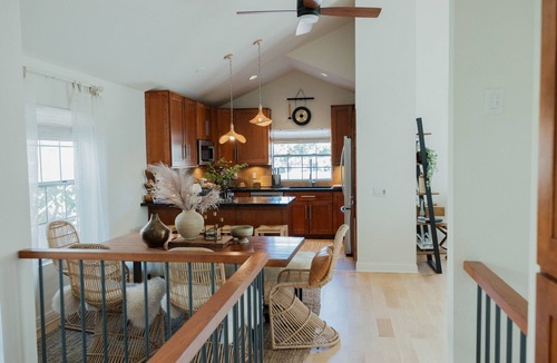 Crown Point House | Spacious, sunlit townhouse with beach gear, dreamy beds, and walkable access to PB’s best spots.