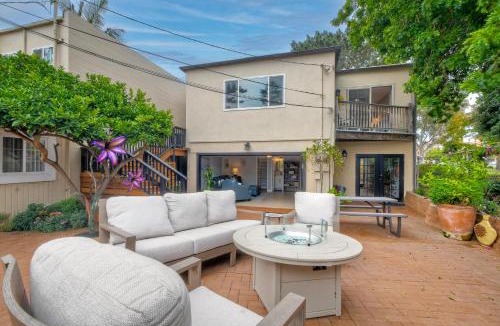 Carlsbad Village Apartment | Steps to Beach, 2BR Dog Friendly Home with Fire Pit
