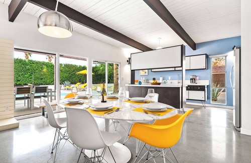 Racquet Club Estates House | The Butterfly Alexander – Stylish Mid-Century Home with Pool, Spa, Views & Fire Pit