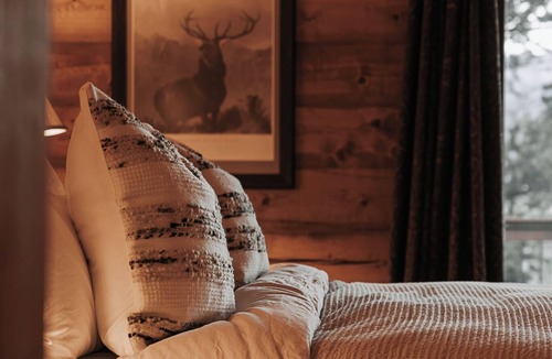 Michigan Hill Cabin | Timber Views, 2 King Suites, HotTub, Firepit