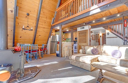 Bear Valley Cabin | Unique A-Frame Accommodation with Breathtaking Views in Bear Valley, CA