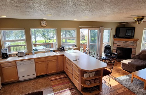 Tillamook County House | Very quiet Pacific City home with amazing river views from the deck!