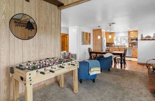 Upper Moonridge House | Villa Grove: 2 miles to Bear Mountain Ski Area, Fully Fenced Family Cabin w Hot Tub & Playground