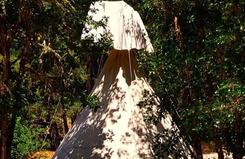 Cave Junction Apartment | Wolf Tipi -is a 16' camping tipi with padded cots - Sleeps up to 5 - Bring your own sleeping bags!