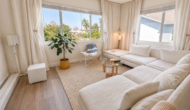 Bright Studio City apartment with dedicated workspace
